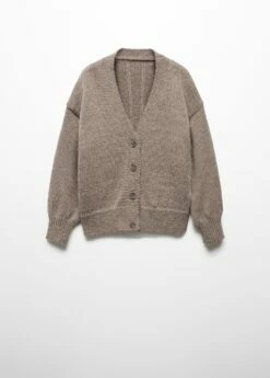 Cardigan Laine Manches Bouffantes -Promos Mango Boutique 57097734 30 B