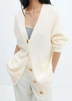 Cardigan Boutons Oversize -Promos Mango Boutique 57097737 05 D6