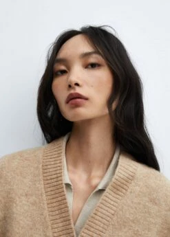 Cardigan Boutons Oversize -Promos Mango Boutique 57097737 06 D1