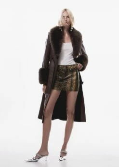 Minijupe Ceinture En Imprimé Animal 10 Minijupe Ceinture En Imprimé Animal -Promos Mango Boutique 57097752 30 99999999 01