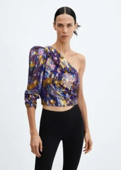 Blouse Asymétrique Imprimée