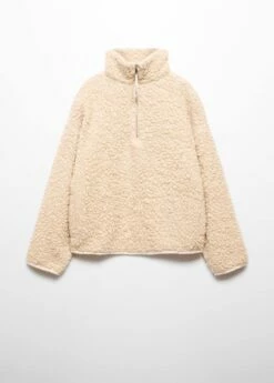 Sweat-shirt Laine Col Zippé 15 Sweat-shirt Laine Col Zippé -Promos Mango Boutique 57098273 05 B