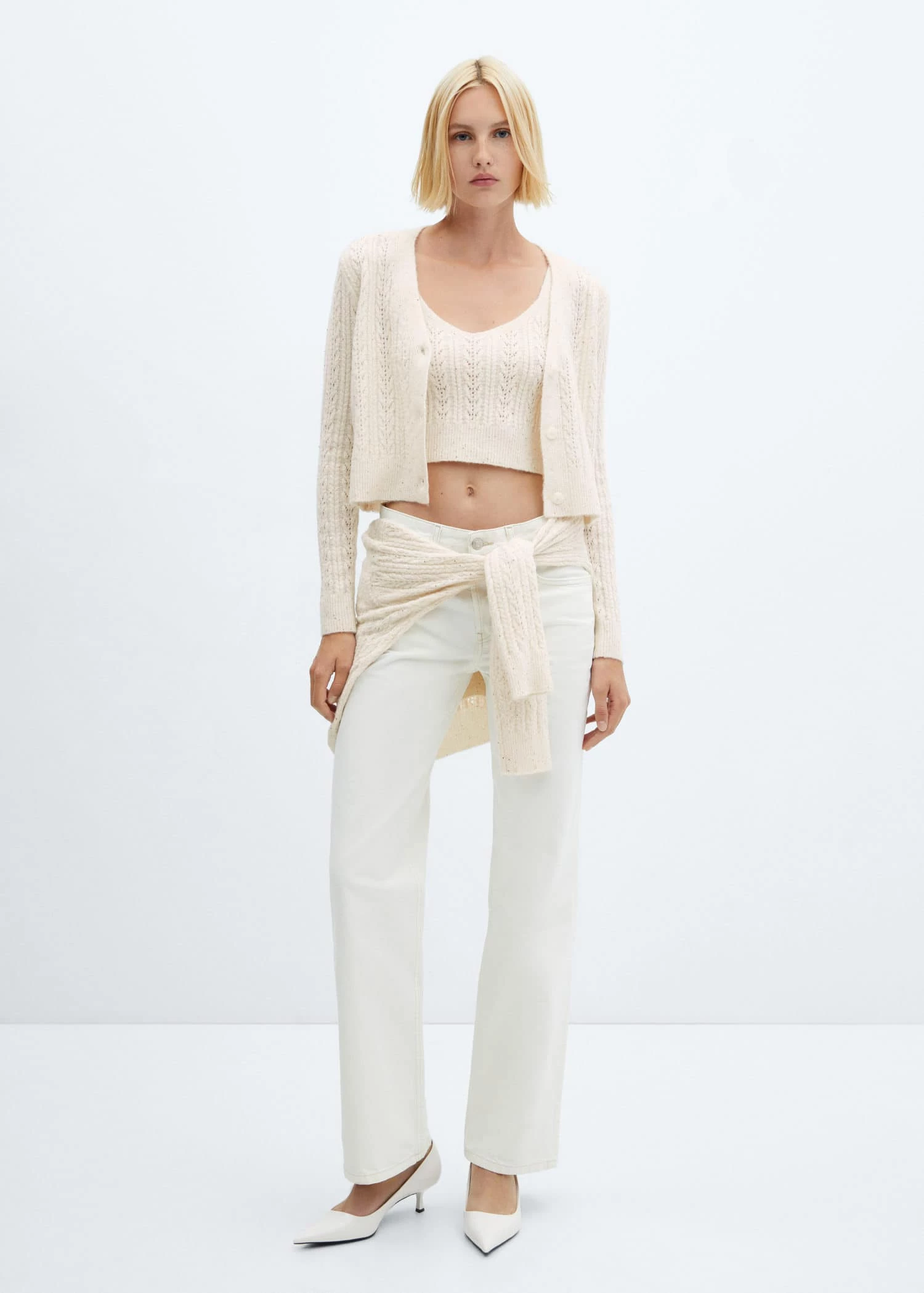 Top Maille Détail Sequins 4 Top Maille Détail Sequins – Image 2