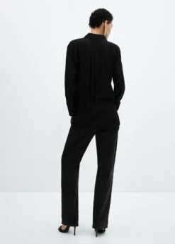 Chemise Fil Métallisé -Promos Mango Boutique 57099107 99 R